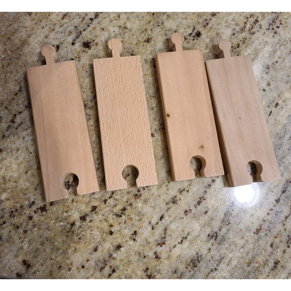 4.25" Straight Track Lot of 4. Brio Thomas Compatable. Female Male - Picture 2 of 7